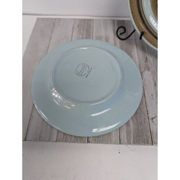Vintage Earthenware Franciscan Nut Tree Set Of 2 Salad Luncheon Plates 8 1/2" - Picture 4 of 8